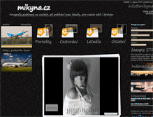Tablet Screenshot of mikyna.cz